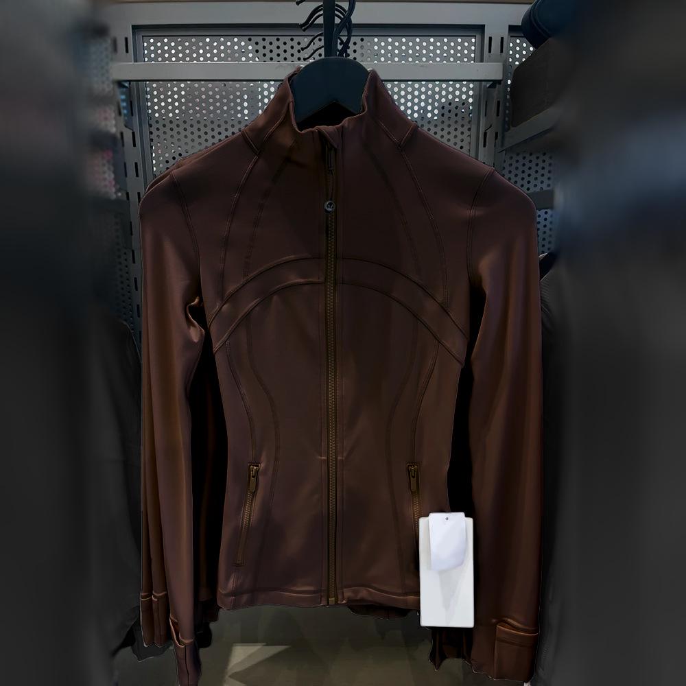 Women's New Stand Collar No Mesh Jacket – High Elastic, Moisture-Wicking, Slim-Fit Top