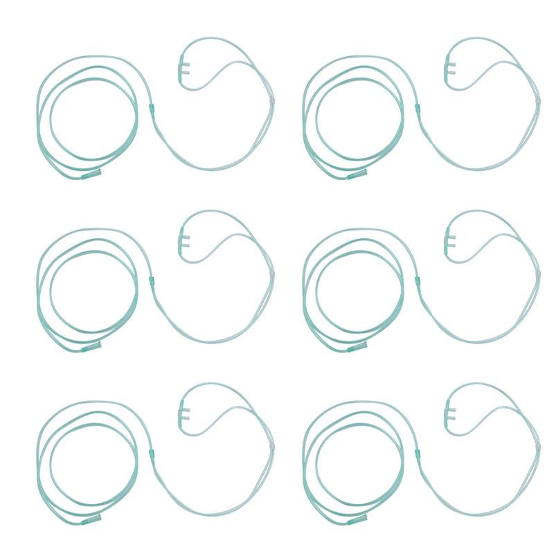 A71Z 24Pcs Oxygen Cannulas 2 Meters Nasal Cannula Soft Nasal Oxygen Tubing O2 Cannula For Adults