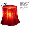 Warm Red Light Shadow Lamp LED Tree Stump with Realistic Flame Effect, Simulated Pit Wood Bonfire Effect Night Light, Battery Operated Faux