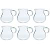 Toyo Sasaki Glass Syrup Pitcher with Handle, Approx. 45ml, TS44027, Set of 6