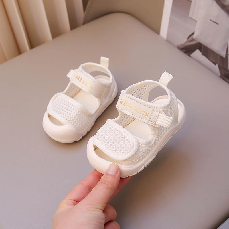 Baby Sandals Soft Sole Anti-Slip Comfortable Walking Shoes for Toddler 2025 Summer New Boys Girls Beach Shoes Cute Candy Color