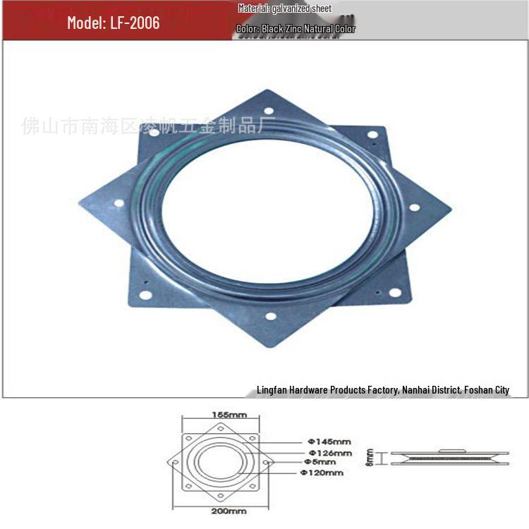 Rotating Turntable Display Stand with Bearing and Shaft