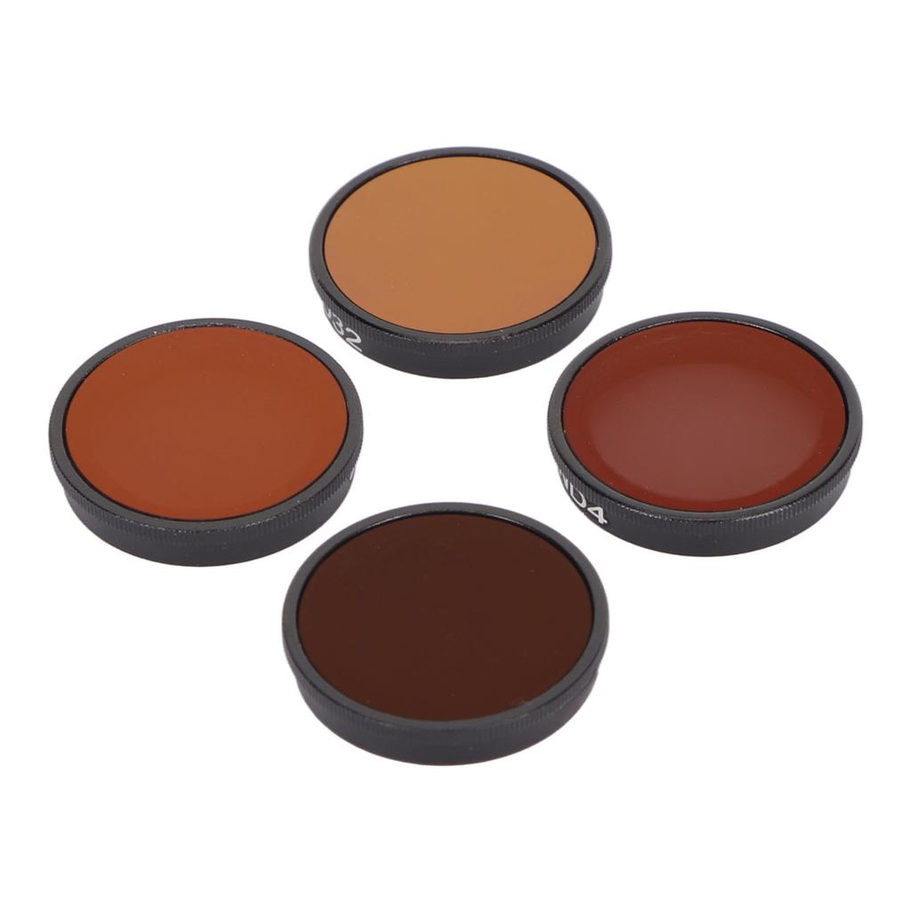 4PCS ND Lens Filter Set ND4 8 16 32 Optical Glass Light Reducing Neutral Density Filter with