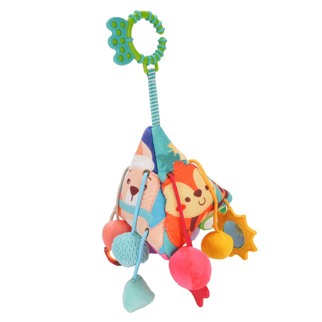 Baby Stroller Hanging Toy Detachable Soft Cloth Sensory Hand Grab Ball Infant Car Seat Toy