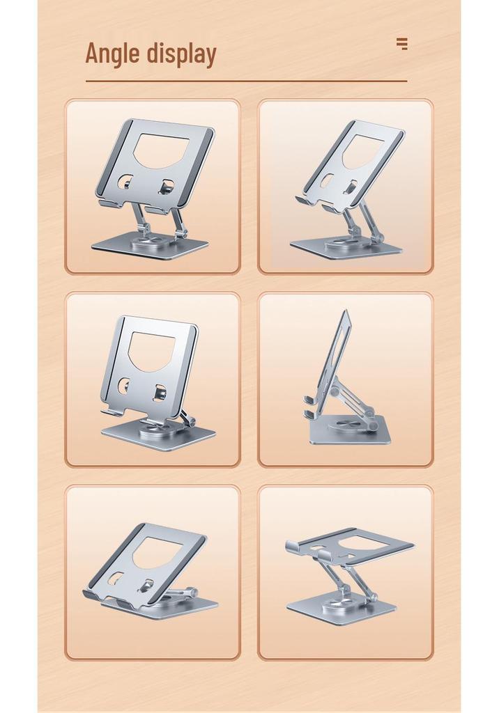 Adjustable Rotating Tablet Stand for iPad - Ideal for Live Broadcasts