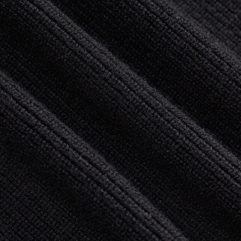 MONTAGUT Men's V-Neck Thick Knit Wool Blend Cardigan