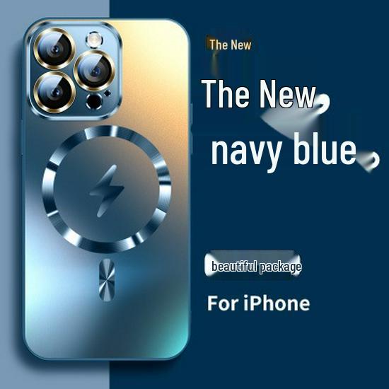 iPhone 17 Pro Max Magnetic Frosted Glass Case with Lens Film iPhone 12