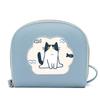 Korean Style Cartoon Cat Women's Wallet - Cute Zipper Coin Purse and Card Holder