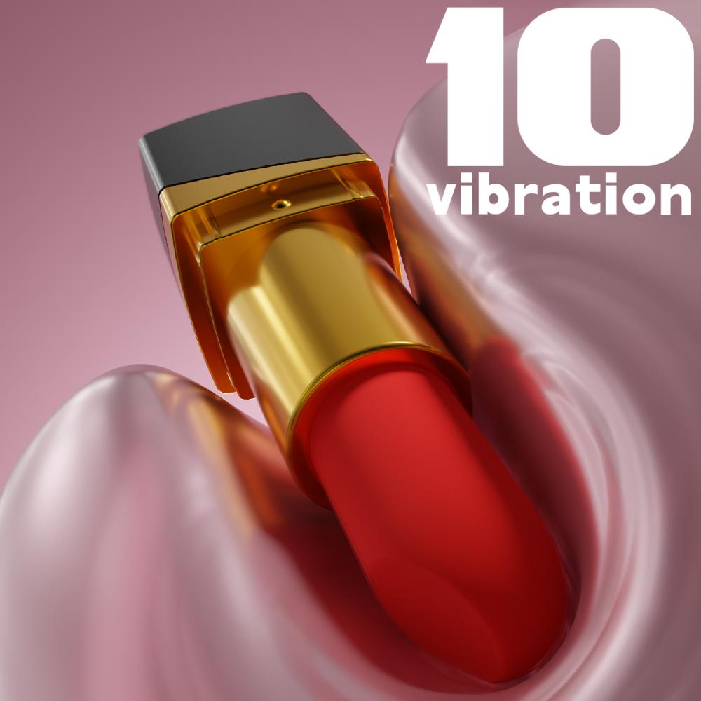 Lipstick Mini Vibrator 10 Speed Bullet Vibrator Dildo Clit Stimulator G Spot Massage Masturbator Adult Sex Toys for Women,Sex Toys,Sexy,Sex