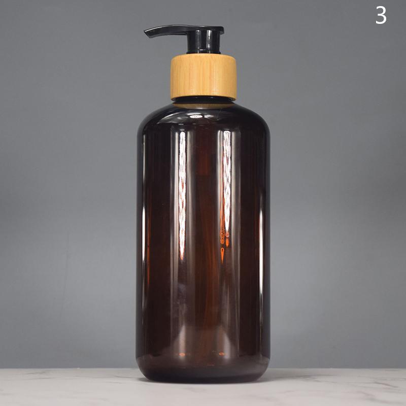 

1 шт. Пластиковий дозатор для мила Настільний флакон для лосьйону Ванна кімната Багаторазова порожня пляшка для шампуню Гелю для душу Кондиціонера для волосся 3