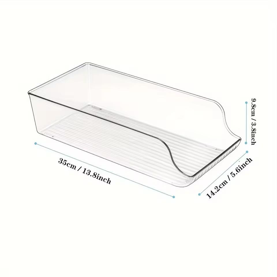 

Холодильник Ящик для хранения напитков Пищевой Контейнер для банок Фруктовая полка Прозрачный Косой Упаковочный ящик для хранения