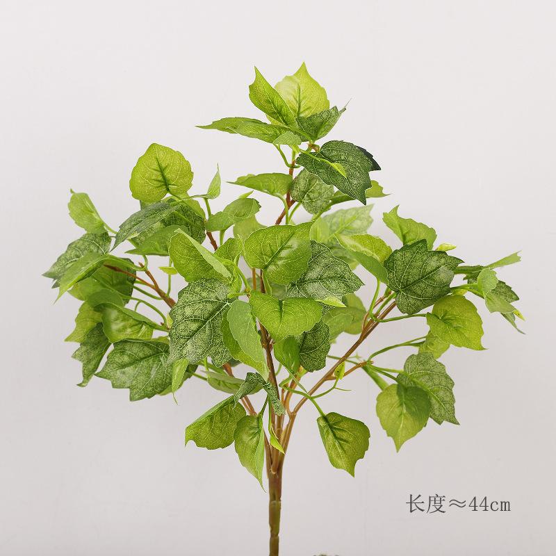 Feel simulation Begonia leaf handle bundle chicken heart leaf watermelon leaf single plant wall leaf green leaf