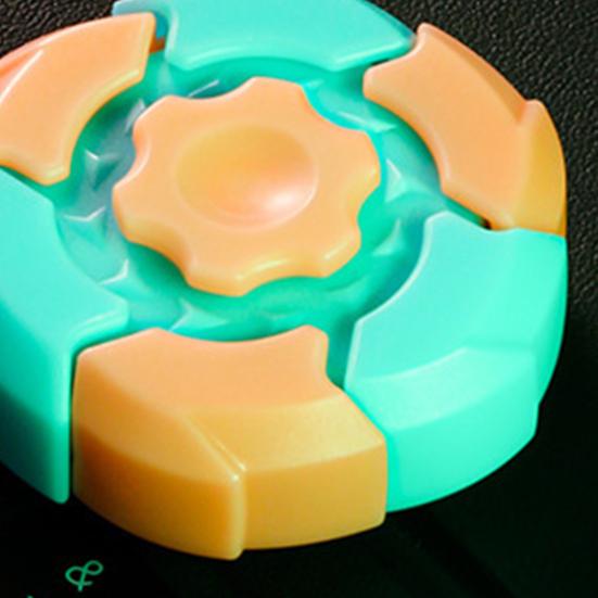 Magnetic Fidget Spinner Toy Stress Anxiety Relief Kids Teens Adults Glowing Fingertip Gyroscope Portable Travel Educational Sensory Spinning Toy