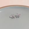 Bang Bang! Gentle Temperament Niche Zircon Bow Stud Earrings Light Luxury Earrings Women