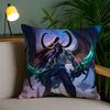 Warcrafts Of World W-Wow Pillow Case Home Dorm Chair Back Short Plush Double-Sided Printing Office Nap Time Cushion Cover
