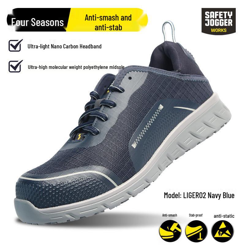 Men's Protective Shoes: Anti-smash, Anti-puncture, Breathable Mesh, Anti-static, Anti-slip, Year-round Use