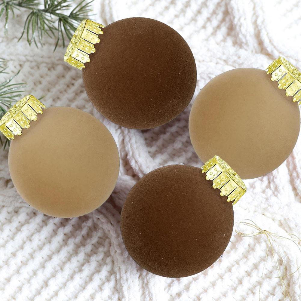 Convenience Christmas Balls Easy To Hang Metal Plastic