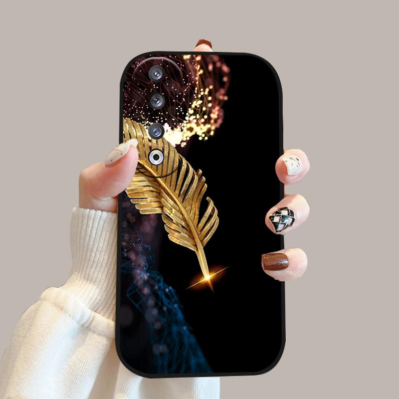 For Honor 90 5G Cases REA-AN00 Fashion Color Printing Soft Silicone TPU Phone Coque Cover For Honor 90 Pro Phone Bumper Case