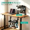 BRLLICZ Desk Storage Rack No Drilling Adjustable Shelves Clamp Can Be Installed Under Includes Perforated Pen and Earphone Stand for Cable Easy Desk
