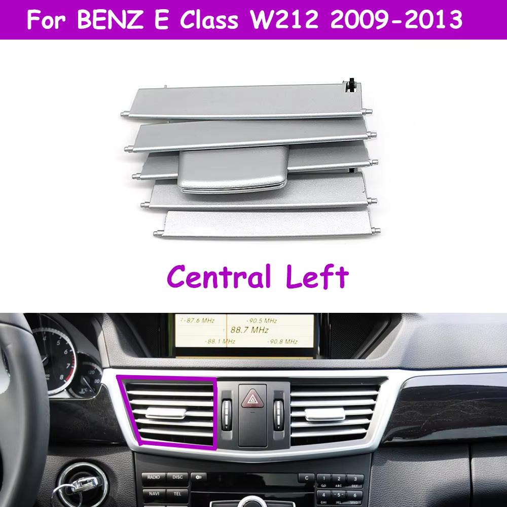Kit de réparation de bouton coulissant de grille de sortie d'aérateur de climatiseur AC de tableau de bord avant Pour Mercedes Benz Classe E W212 2009-2013 E250 E300 E350