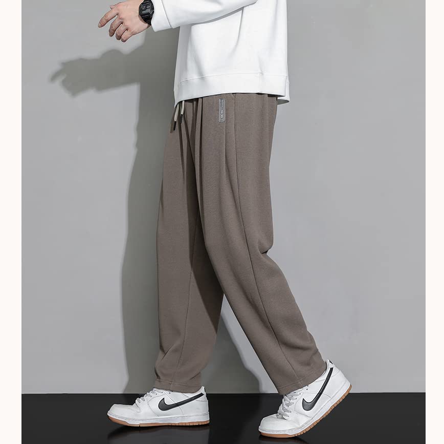 Long Relaxed Gaucho Plus Sizes Loose Elastic Solid [foveitaa] Men's Pants, Wide-Leg Pants, Pants, Available, Fit, Simple, Stylish, Sweatpants, Unisex,