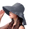 New Hat Women's Summer Neck Protection Sun Protection Sun Hat Travel Big Edge Bucket Hat Outdoor Cycling Sun Hat