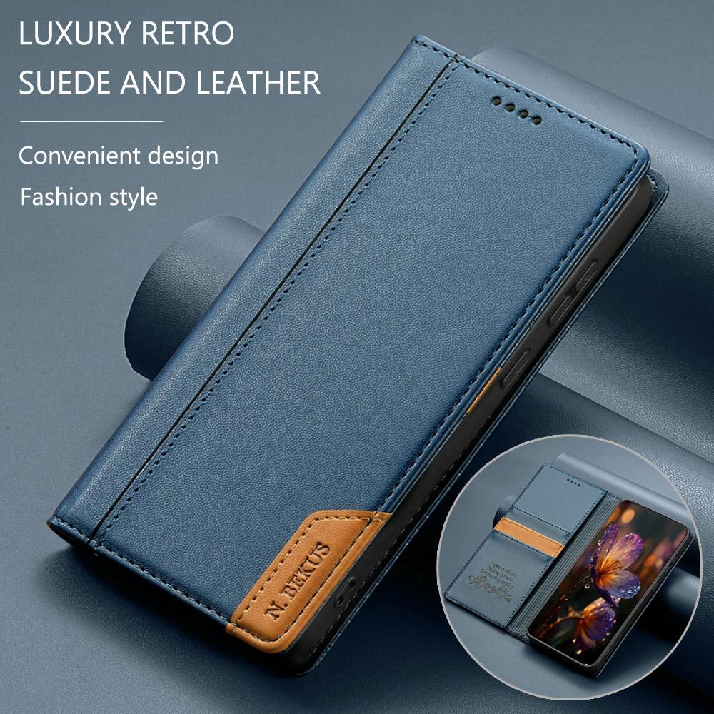 Luxusní pouzdro pro Samsung Galaxy A56 A36 A26 A16 A06 A07 A17 5G 4G RFID Kožená peněženka Kryt Etui Samsung A 56 36 26 16 Kniha Funda