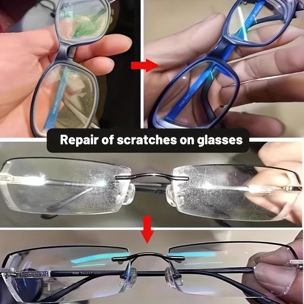 Multi-Functional Glass and Lens Scratch Repair Kit - Glass Care Wax - Restores Clarity and Smooth Surface - Suitable for Car Win