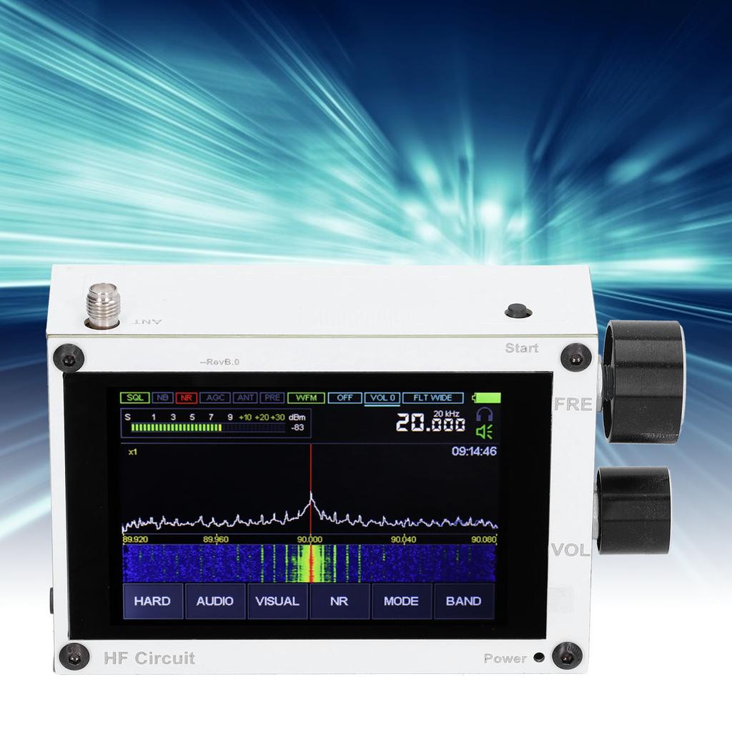 SDR Receiver Touch Screen Wireless Receiver Industrial Accessories 50kHz‑2GHz 3.5in