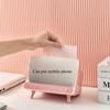 Tissue Box Daily Household Desktop Storage Boxes Multifunctional Paper Boxes Simple Mobile Phone and Tablet Storage Rack