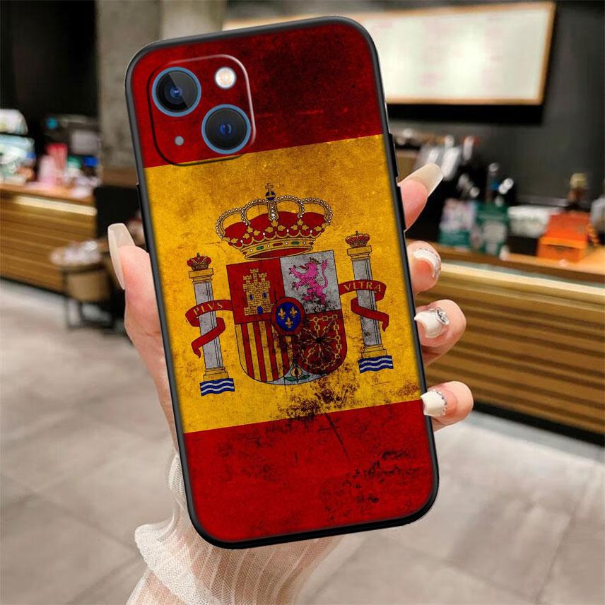 IK61 Spain Flag New High-End Shell Phone Case for iPhone SE X XS XR 16E 17 11 Pro Max 8 7 6 6s Plus Air