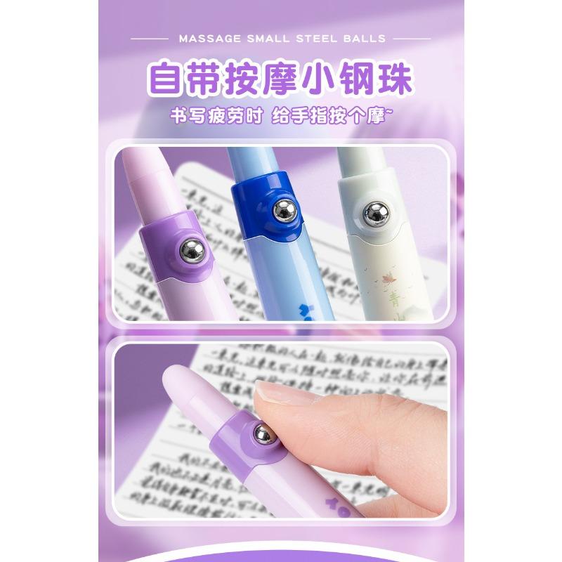 Cute Retractable Erasable Fountain Pen For Kids Handwriting Practice Correction Grip