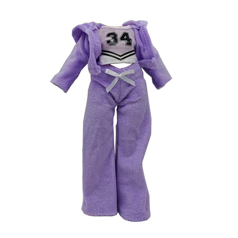 Handgefertigte Kleider Yoga Sportanzüge Kleidung Geeignet für 28CM High School Puppe Mit Langen Wimpern Mädchen Geburtstag Geschenk