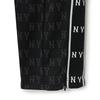 MLB New York Yankees Jacquard Monogram New York Yankees Pants Casual Pants Unisex Black 3APTM0844-50BKS