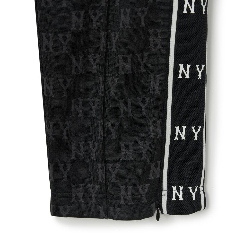 MLB New York Yankees Jacquard Monogram New York Yankees Pants Casual Pants Unisex Black 3APTM0844-50BKS