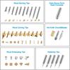 Pyrography Pen Kit Soldering Iron Kit, Wood Burning Kit 80W with Adjustable Temperature 200~450℃, DIY Tool Set