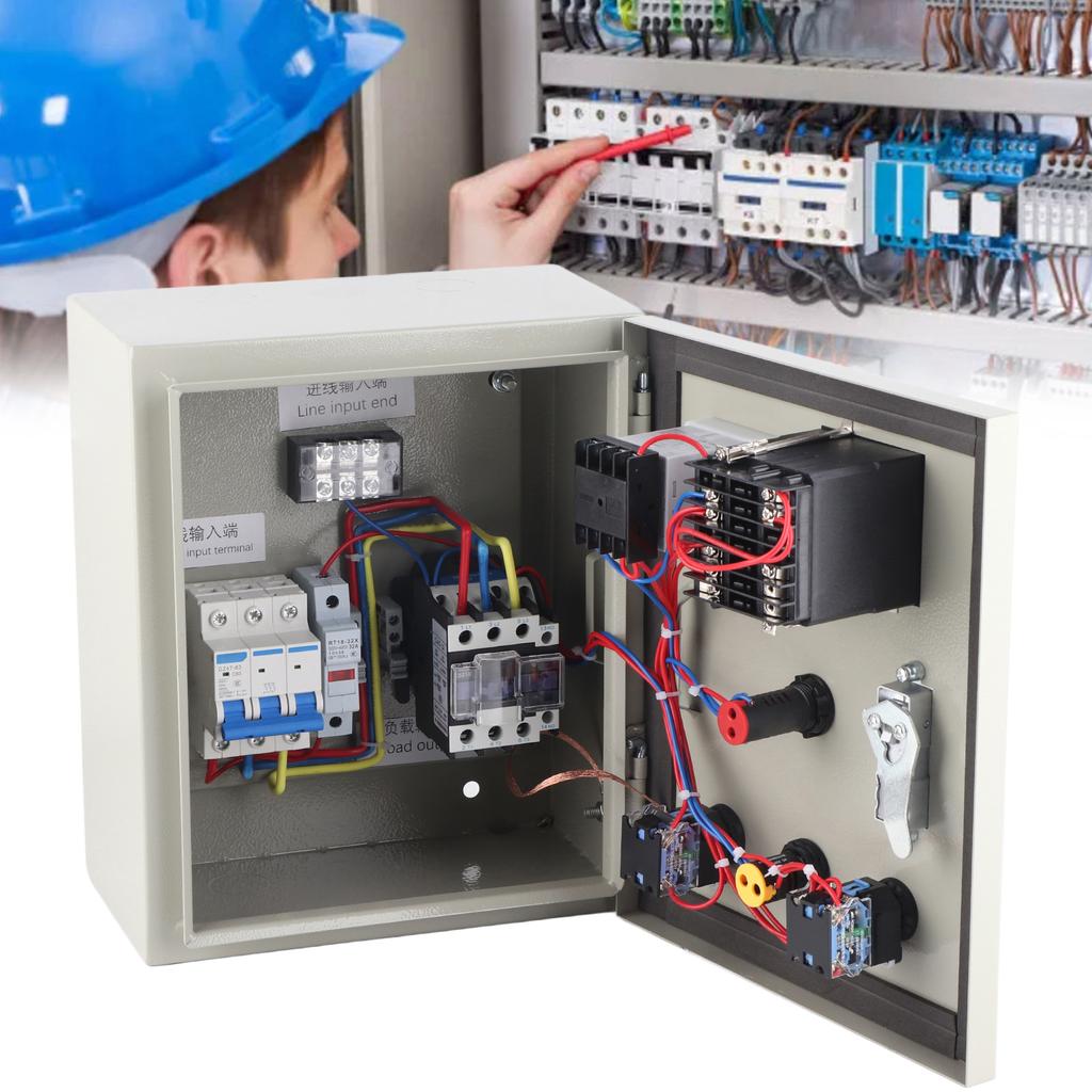 PID Temperature Controller Thermostat Box 3 Phase 15KW High Accuracy Digital Display Smart Temp Control Box 380V