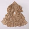 Chiffon Star Rhinestone Long Scarf Ethnic Malay Headscarf For Women