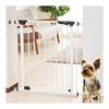 IRIS PLAZA Pet Gate Baby Gate Steel Gate with Door Tension Type White Height 78cm Installation Width 70-91cm