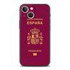 Morocco Ukraine Passport For iPhone 11 12 13 15 14 Pro Max Phone Case X XR XS 7 8 Plus SE 2020 Luxury Black Soft Cover Funda