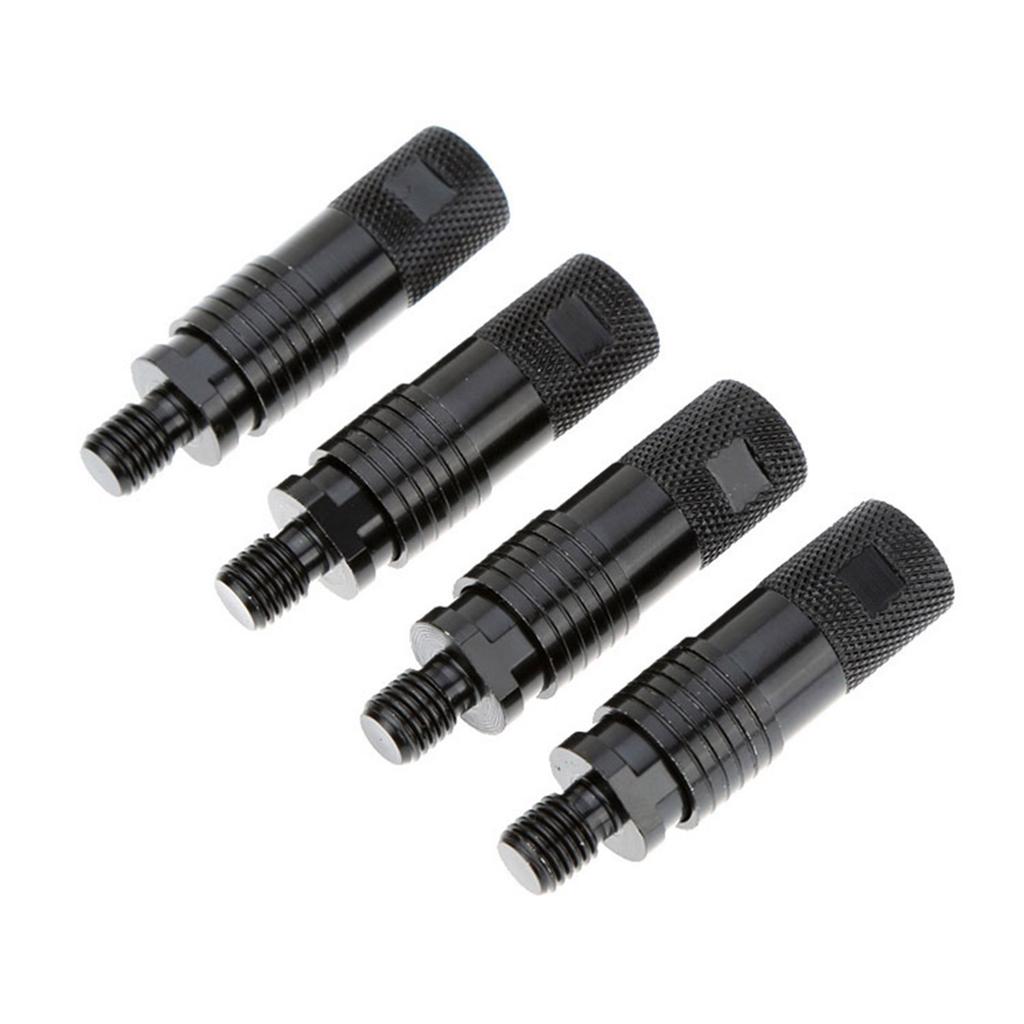4Pcs Aluminum Alloy Fishing Rod Pod Connector Quick Release Bite Alarm Fishing Bank Stick Quick Change Connector