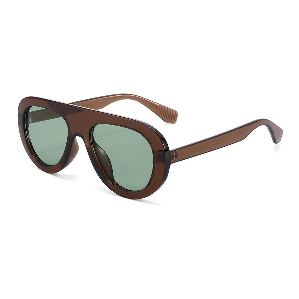 

JYL TS Sunglasses Cat Eye Large Frame UV Street/13168 B-1210 імперська синього кольору