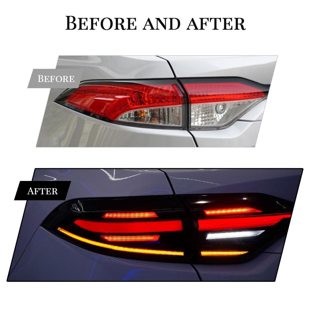 HCMOTIONZ RGB Tail Light Assembly for 2019-2024 Toyota Corolla with Porsche Design