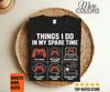 Things I Do In My Spare Time Video Games Shirt, Funny Gamer Tee, Controller Gift, Console Streaming Hobby Graphic Apparel for Adults Unisex.