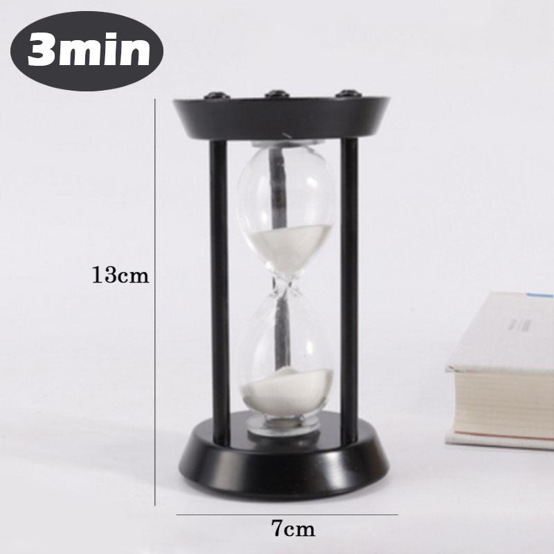

1-15 минут скандинавские черные металлические ретро песочные часы таймер для домашнего офиса классические декоративные украшения высококачественные песочные часы подарки