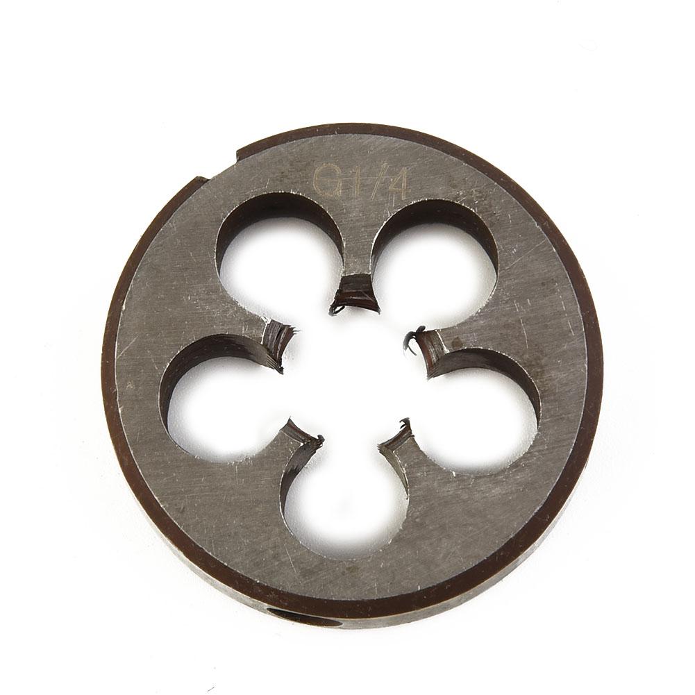 Right Hand Thread Die HSS Pipe Threads Round Dies BSP 1/8 1/4 3/8 1/2 3/4 Size Metal Thread Tool Metric Thread Die