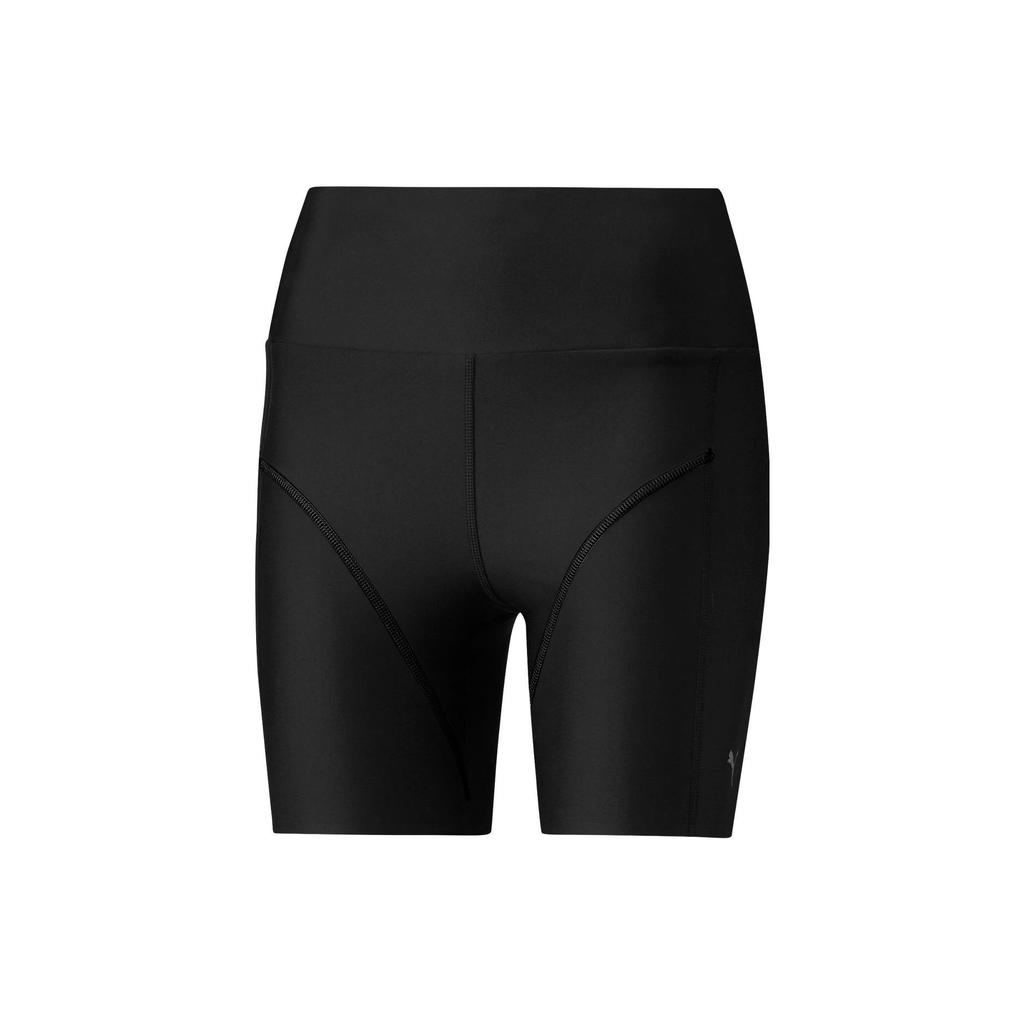 Puma Solid Color Logo Print Breathable Casual Shorts Women Shorts Black 521511-01