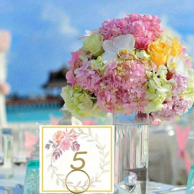 Table Sign Holder, Premium Mini Table Number Holder Card Holder, Wire Picture Holder, Ornament, Wedding Reception, Party, Birthday