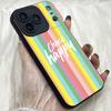 M490 Lesbian Rainbow Color Fashion Design Art Angel Eyes Soft Phone Case for iPhone Samsung Galaxy Xiaomi Rdemi Huawei Honor Infinix Realme All Model