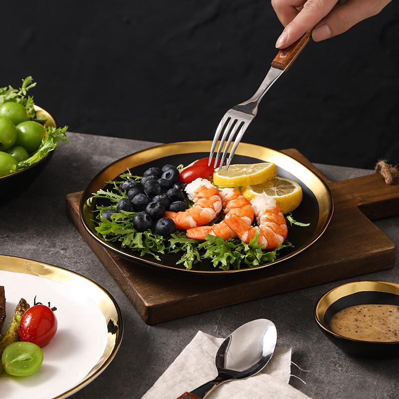 Shangqi Retro Irregular Ceramic Serving Plate
